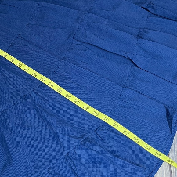 NEW Navy Blue Ruffle Dress Women's Small - Picture 14 of 15